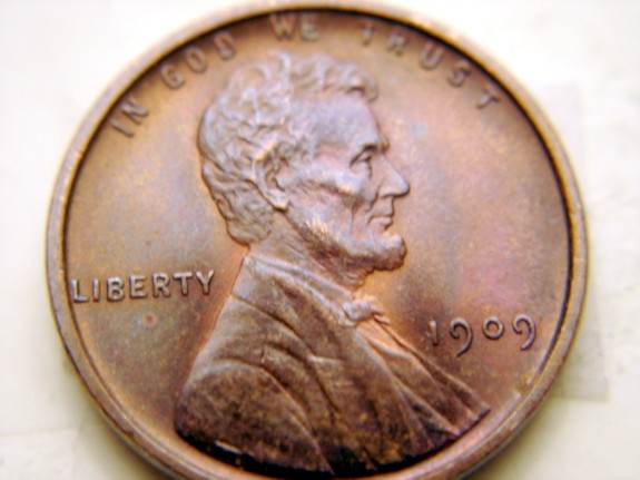 1909-VDB-Lincoln-Wheat-Cent---Verdigris-On-Reverse?